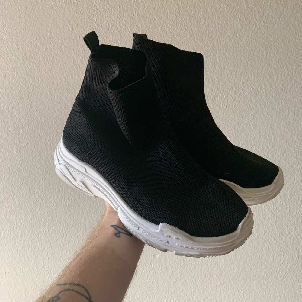 Dad style sock sneakers
